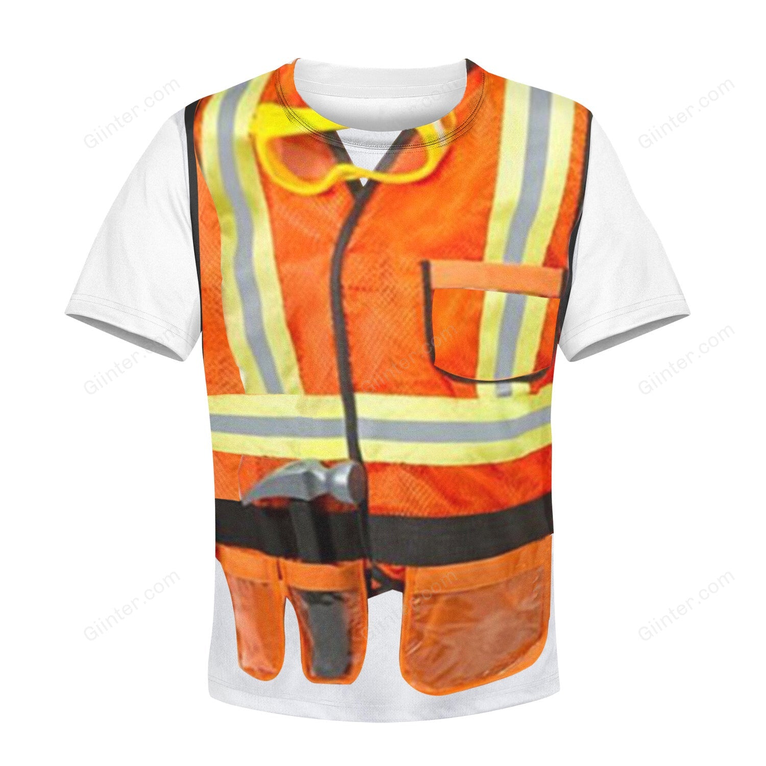 Beautiful 3D All Over Printed Clothes For Kids - Construction Worker