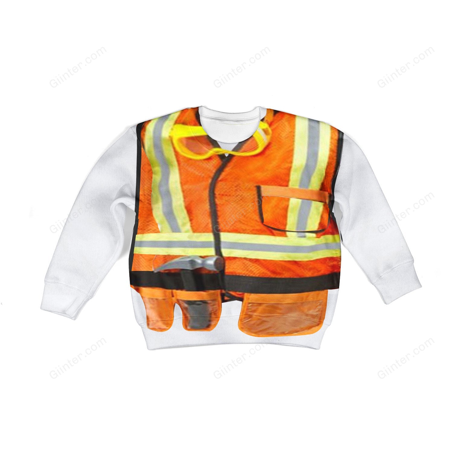Beautiful 3D All Over Printed Clothes For Kids - Construction Worker