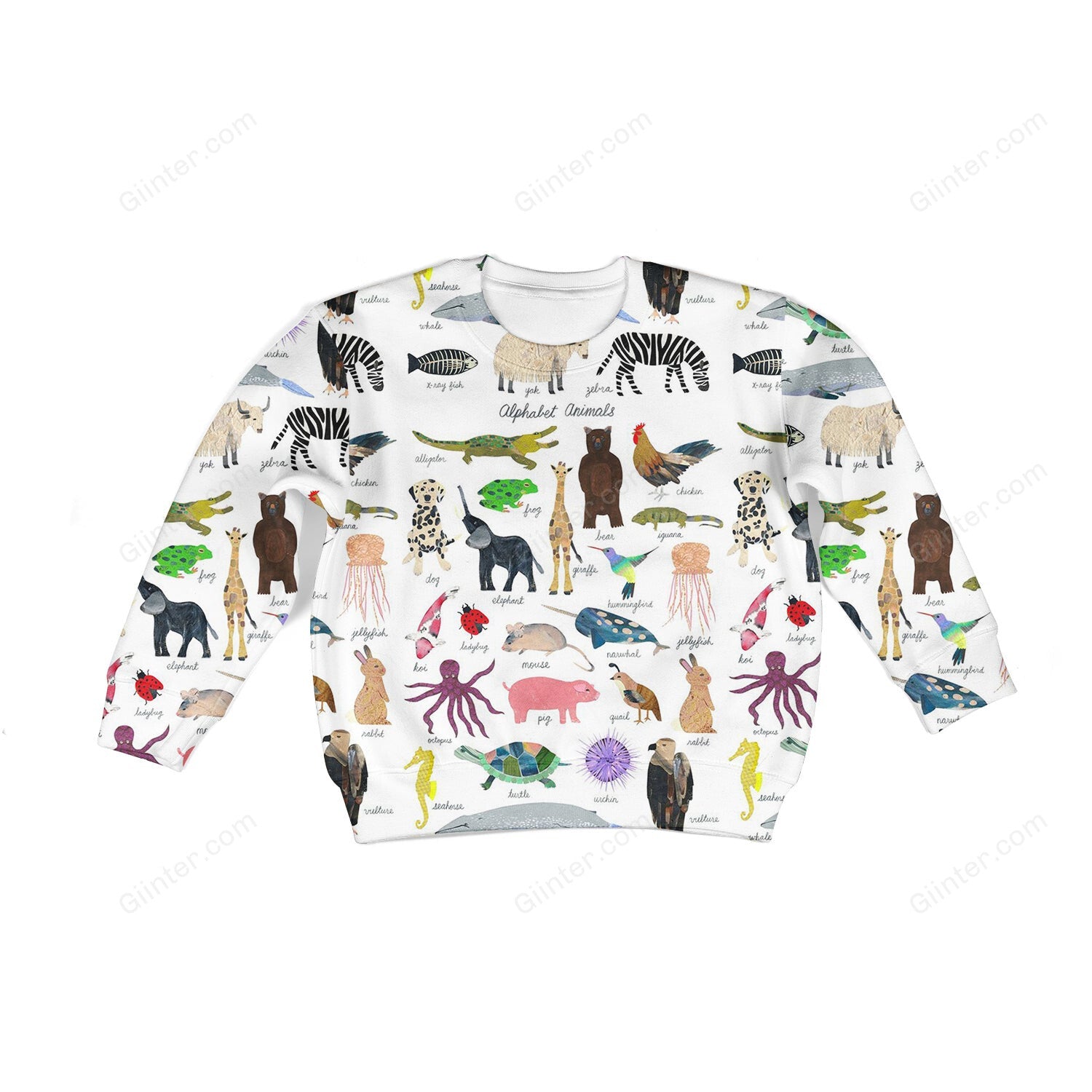 Beautiful 3D All Over Printed Animal Clothes For Kids 06