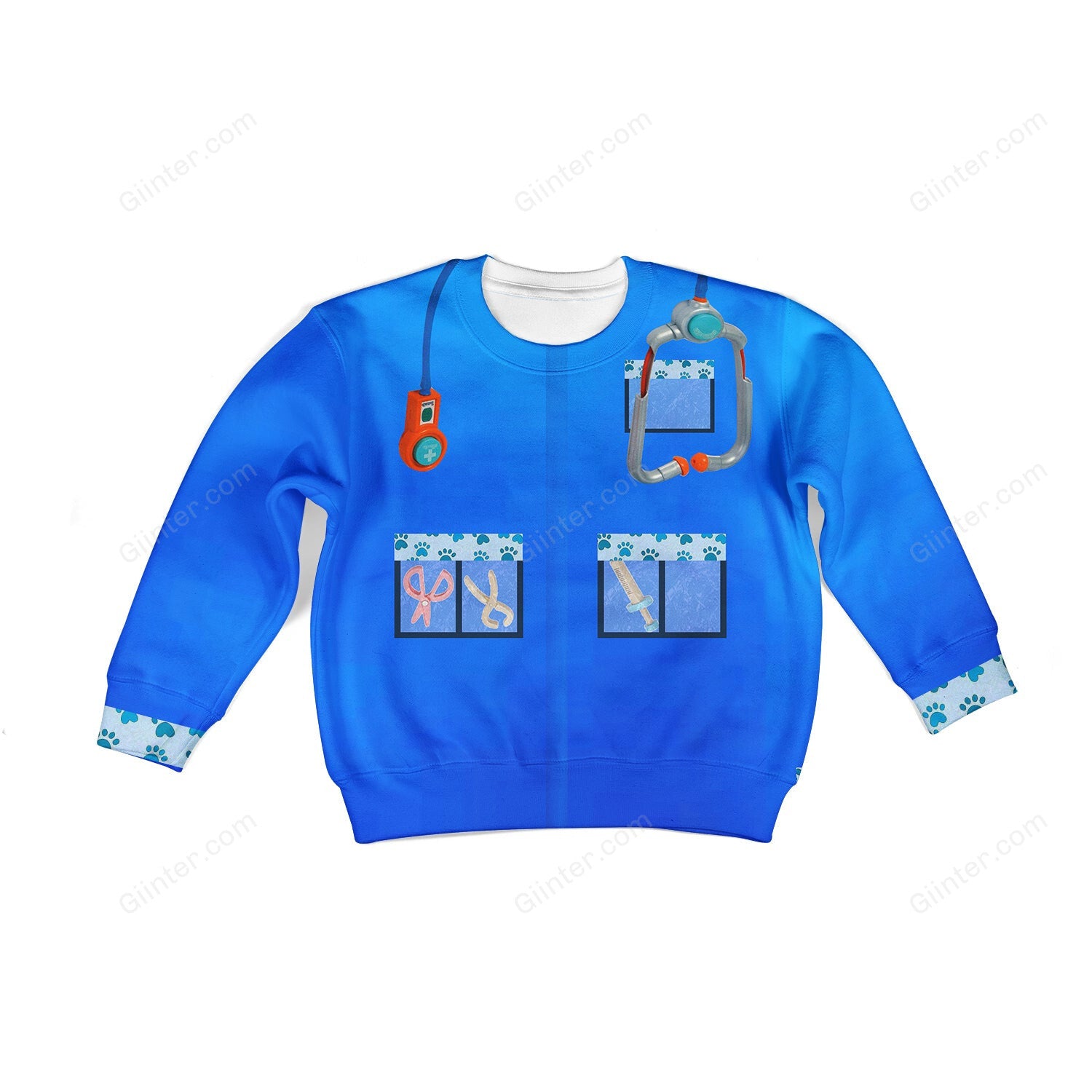 Beautiful 3D All Over Printed Clothes For Kids - Veterinarian
