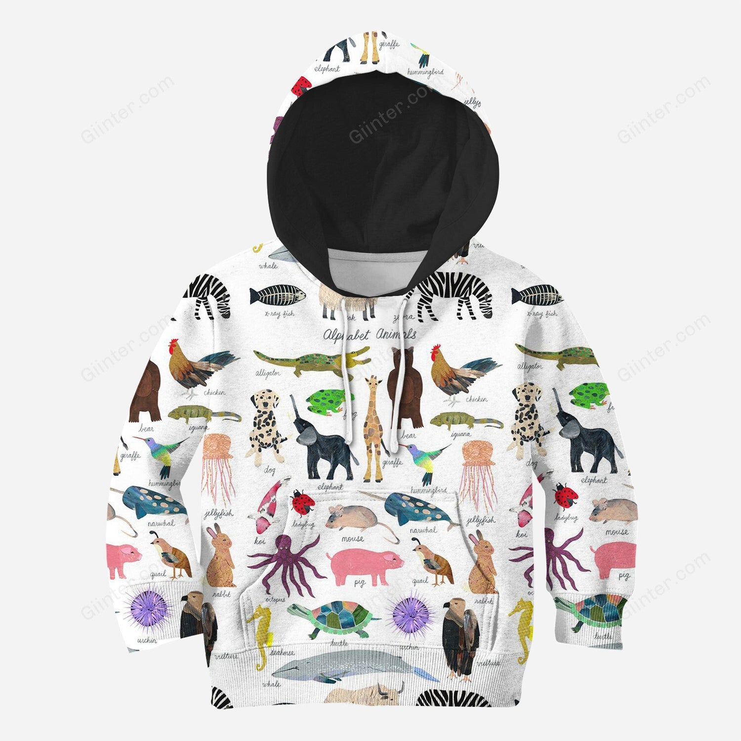 Beautiful 3D All Over Printed Animal Clothes For Kids 06