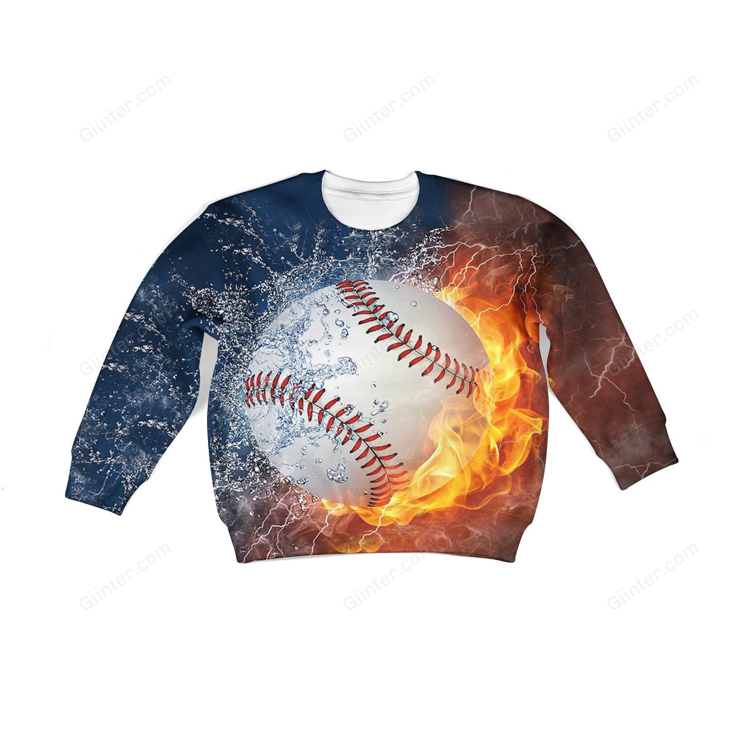 Beautiful 3D All Over Printed Baseball Clothes For Kids