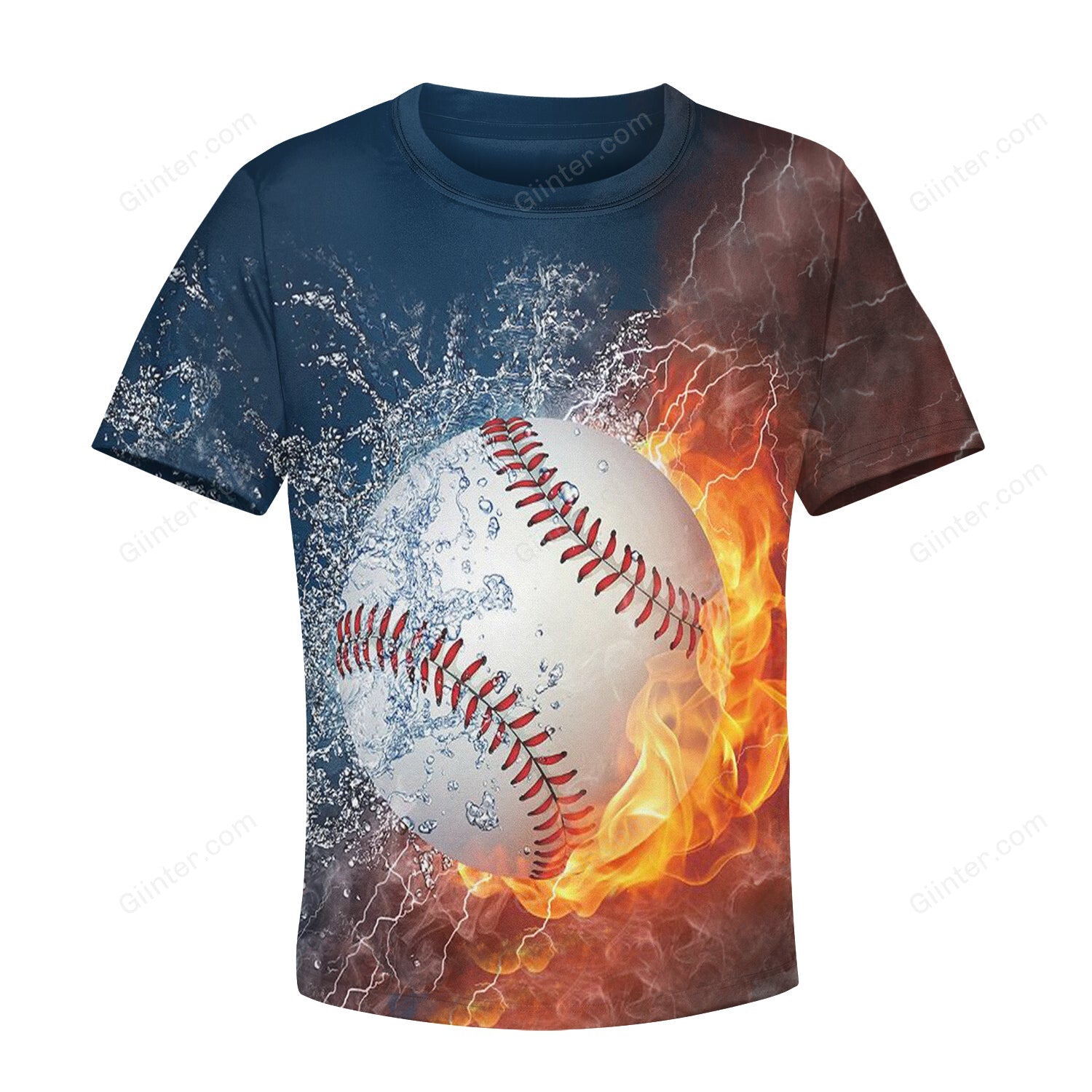 Beautiful 3D All Over Printed Baseball Clothes For Kids