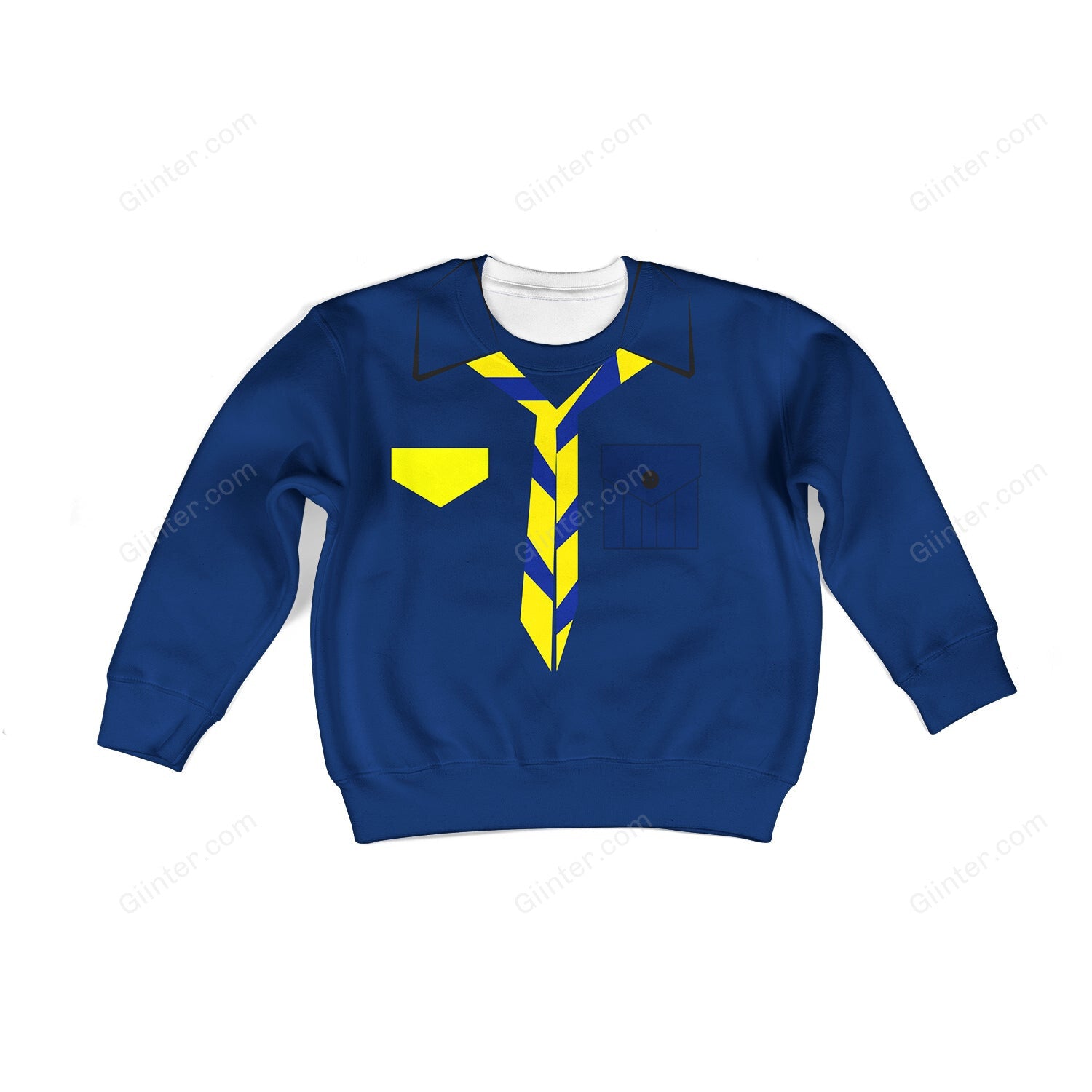 Beautiful 3D All Over Printed Blue Camping Clothes For Kids