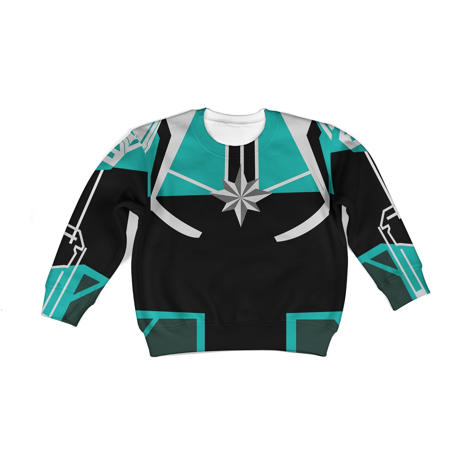 Beautiful 3D All Over Printed Captain Marvel Clothes For Kids