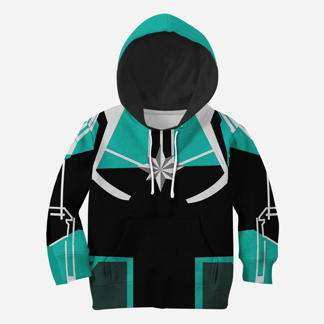 Beautiful 3D All Over Printed Captain Marvel Clothes For Kids