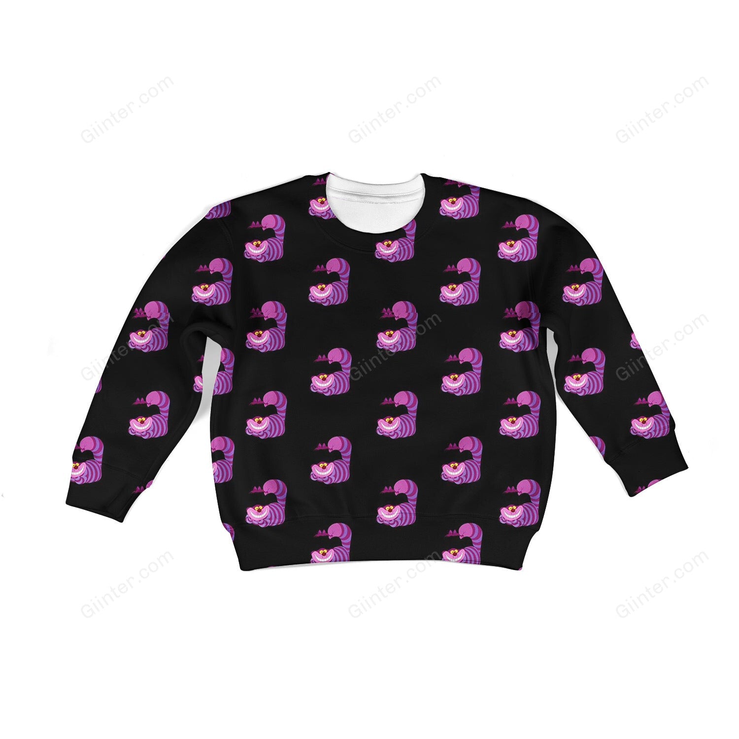Beautiful 3D All Over Printed Cheshire Cat Clothes For Kids