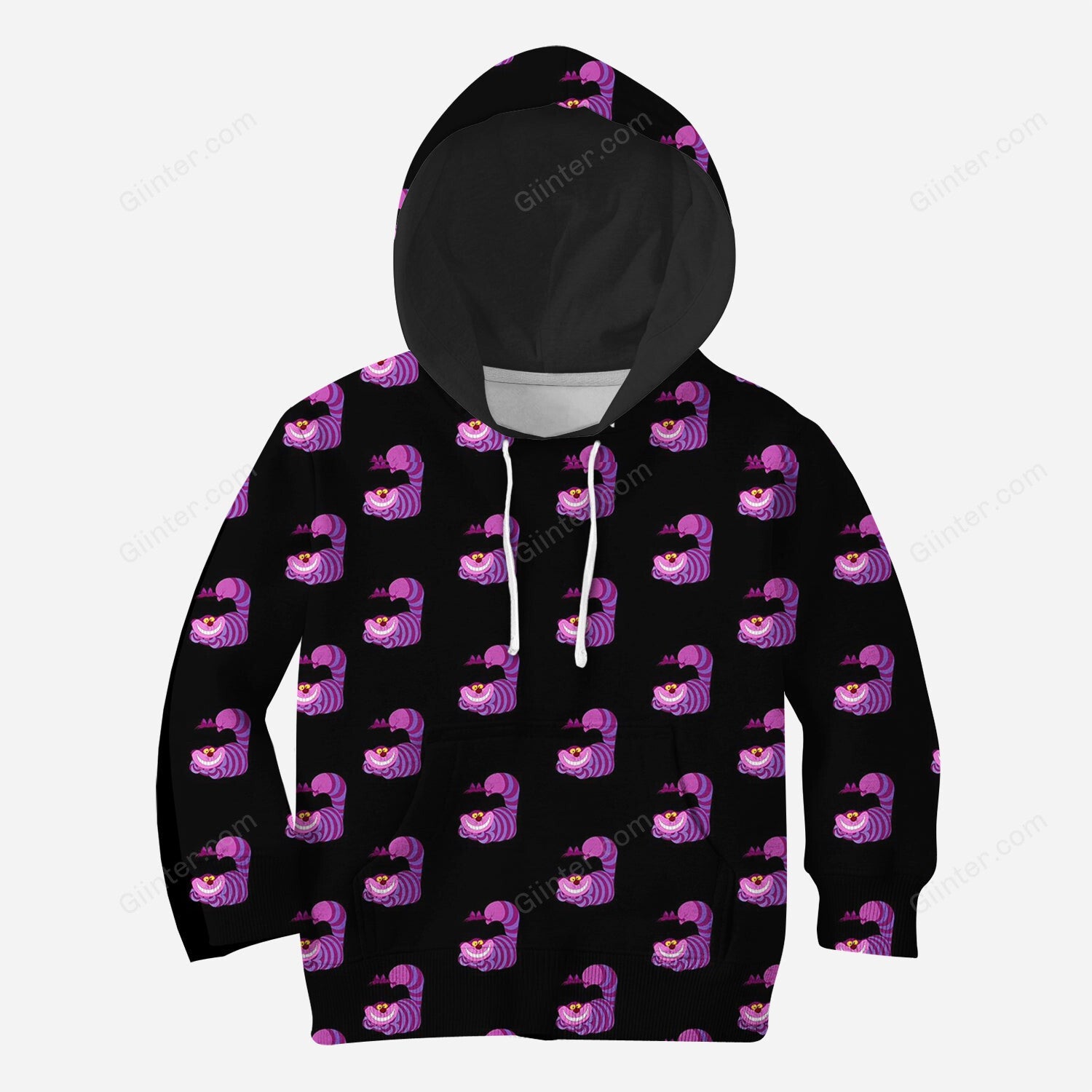 Beautiful 3D All Over Printed Cheshire Cat Clothes For Kids