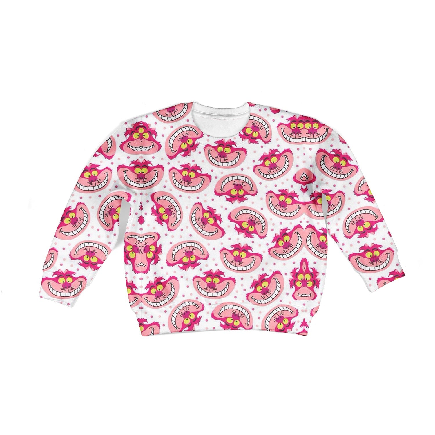 Beautiful 3D All Over Printed Cheshire Cat Clothes For Kids 01