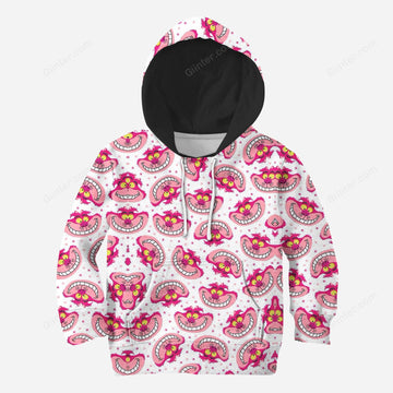 Beautiful 3D All Over Printed Cheshire Cat Clothes For Kids 01