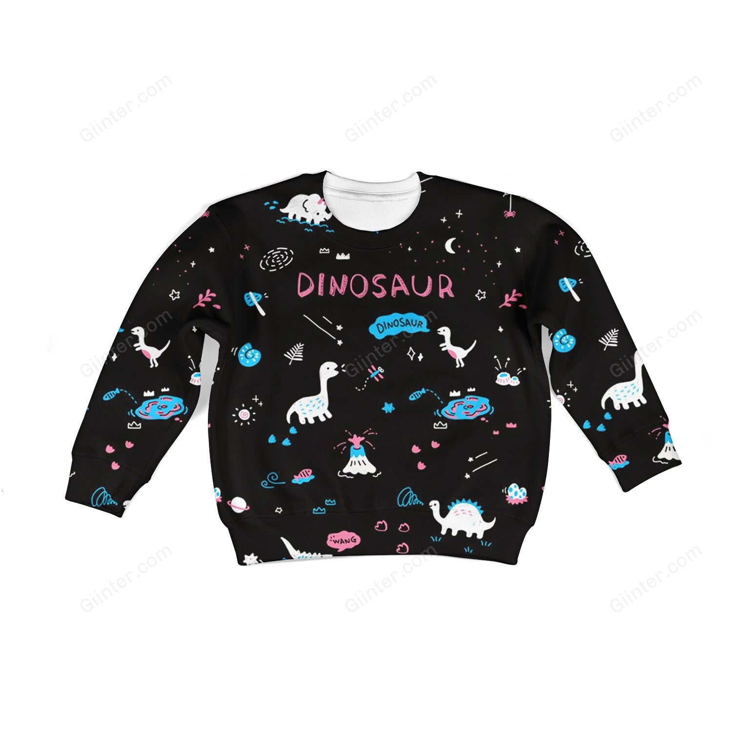 Beautiful 3D All Over Printed Dinosaur Clothes For Kids 02