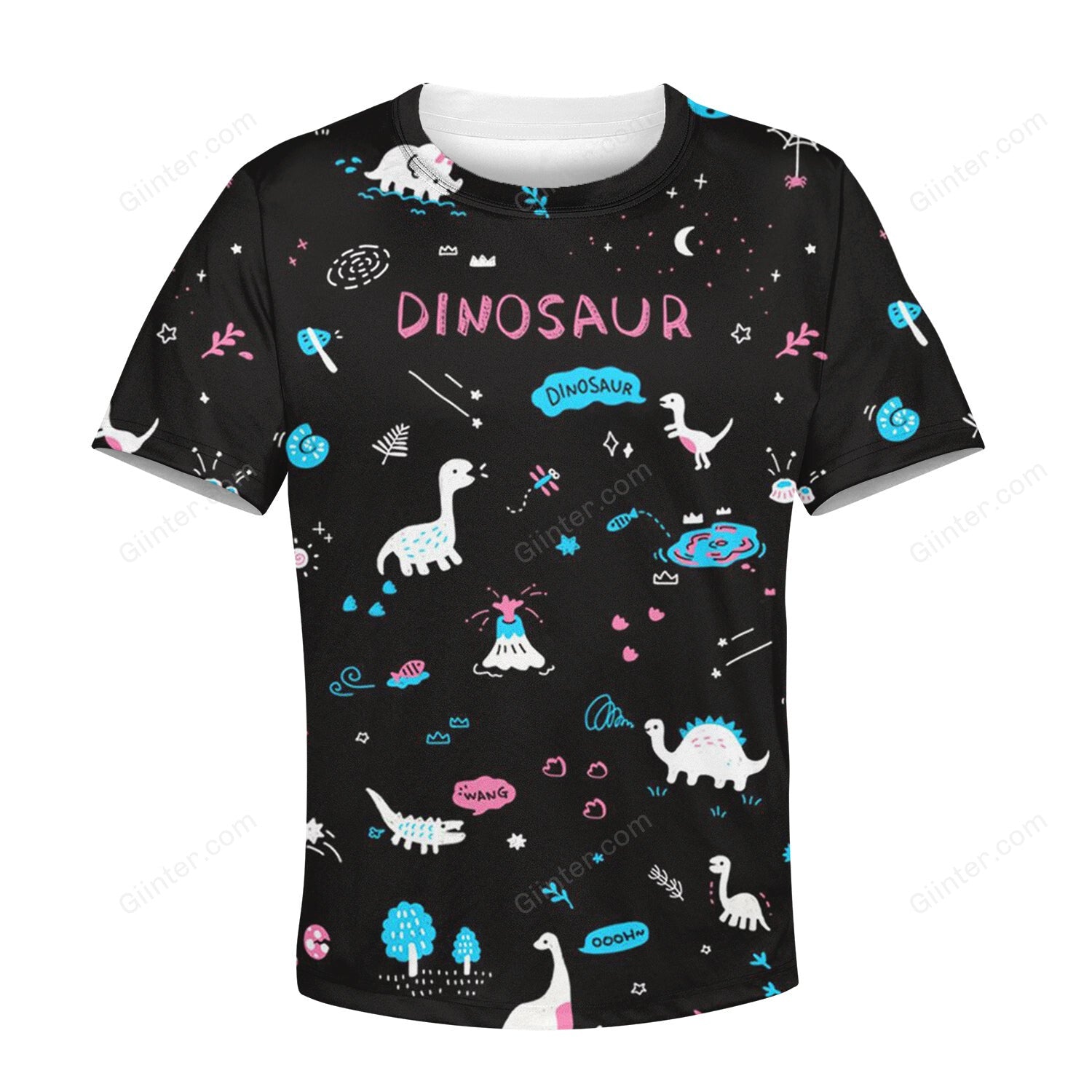 Beautiful 3D All Over Printed Dinosaur Clothes For Kids 02
