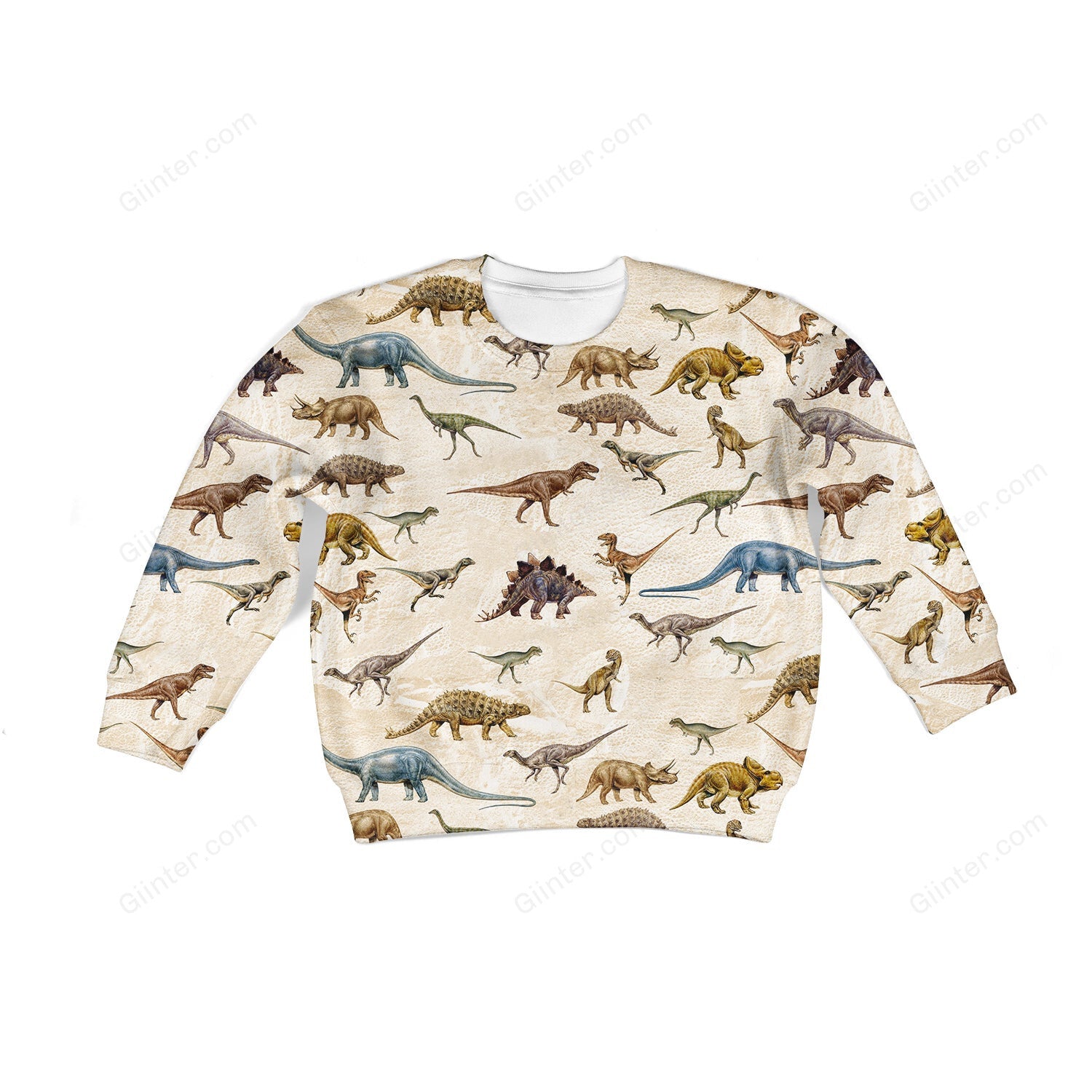 Beautiful 3D All Over Printed Dinosaur Clothes For Kids 05