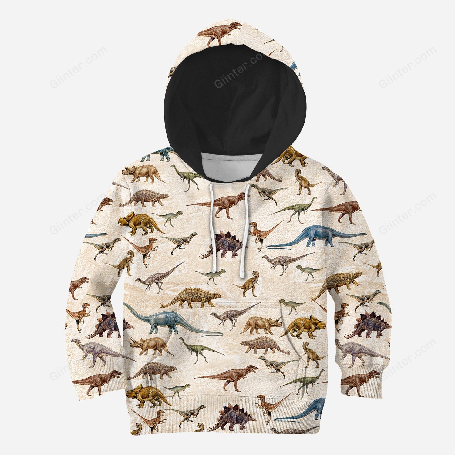 Beautiful 3D All Over Printed Dinosaur Clothes For Kids 05