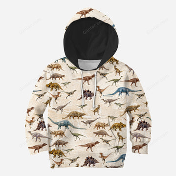 Beautiful 3D All Over Printed Dinosaur Clothes For Kids 05