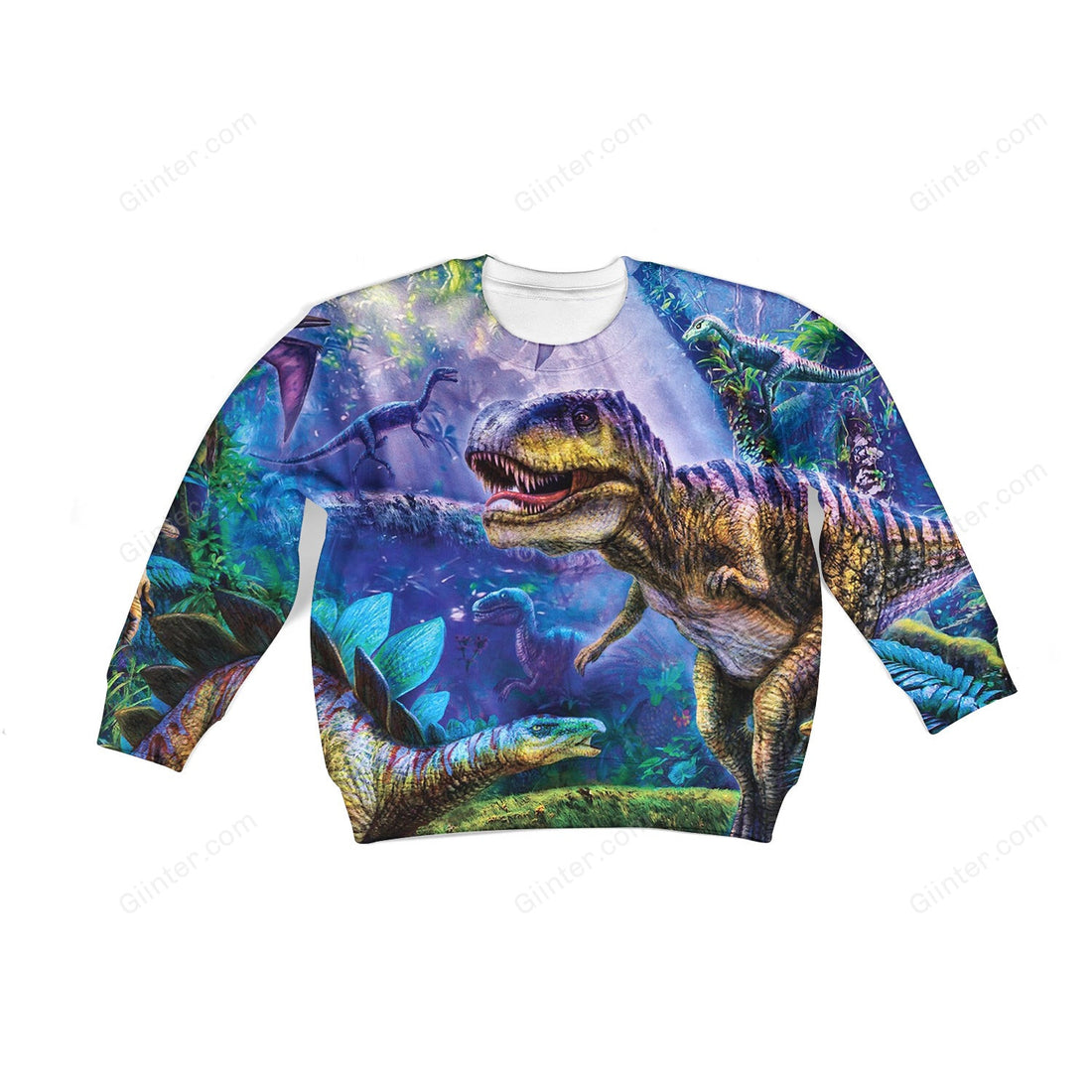 Beautiful 3D All Over Printed Dinosaur Clothes For Kids 08