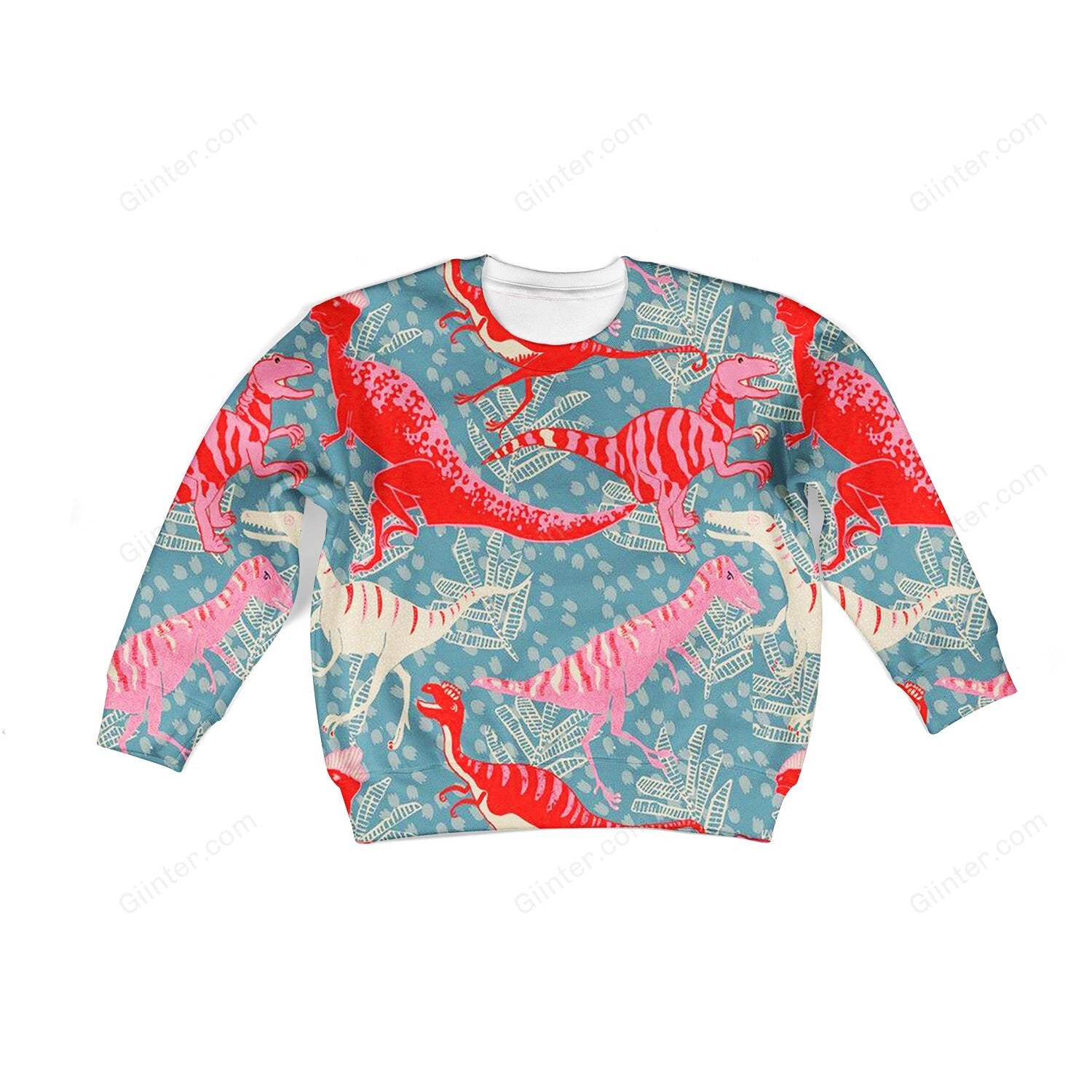 Beautiful 3D All Over Printed Dinosaur Clothes For Kids 09