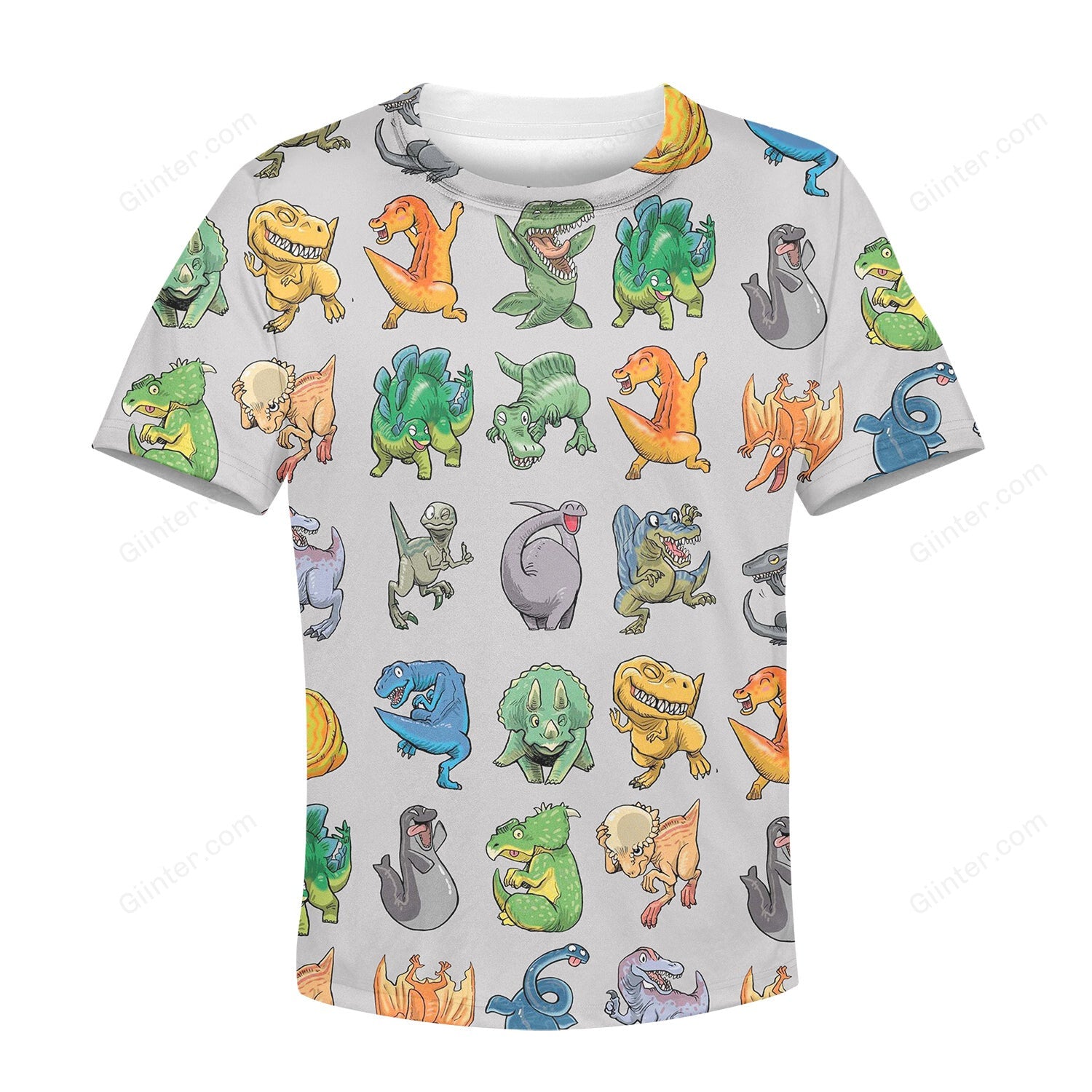 Beautiful 3D All Over Printed Dinosaur Clothes For Kids 10