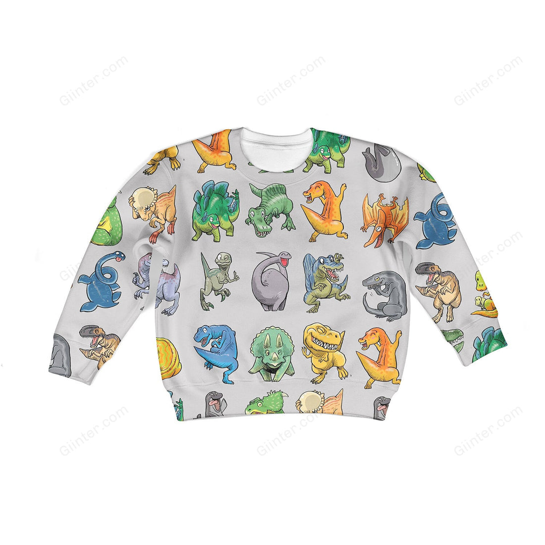 Beautiful 3D All Over Printed Dinosaur Clothes For Kids 10