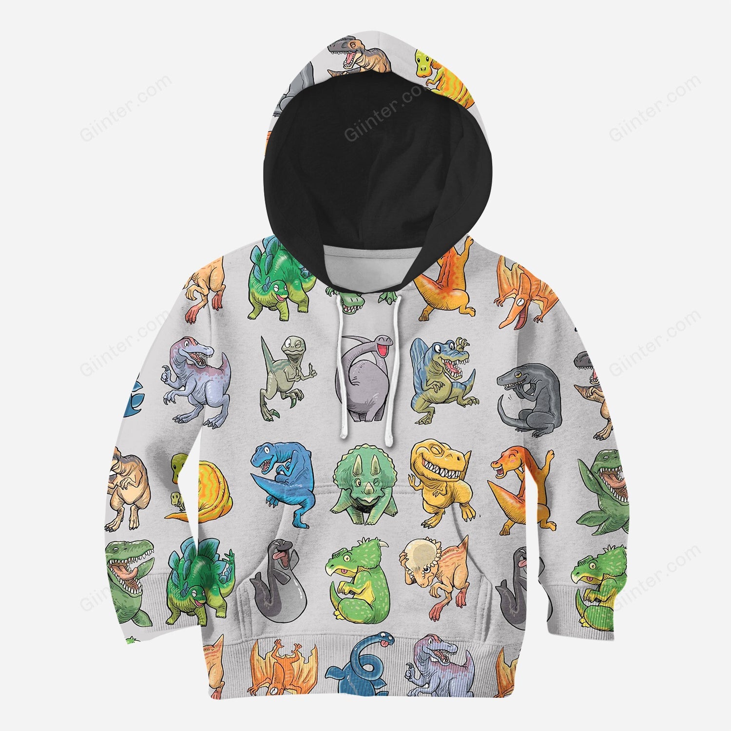 Beautiful 3D All Over Printed Dinosaur Clothes For Kids 10