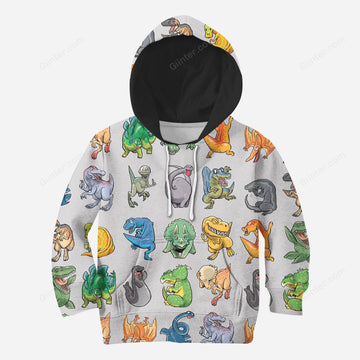 Beautiful 3D All Over Printed Dinosaur Clothes For Kids 10