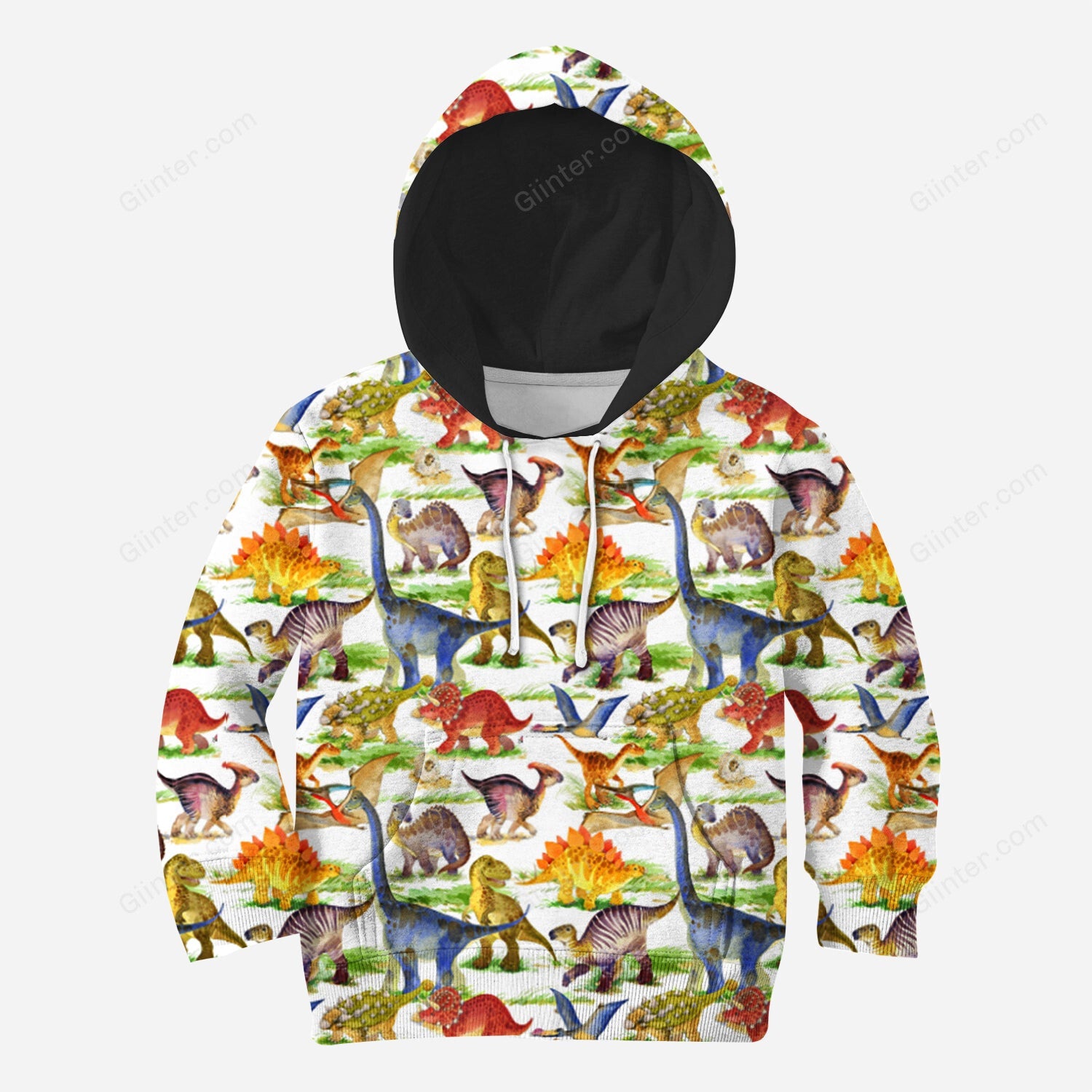 Beautiful 3D All Over Printed Dinosaur Clothes For Kids 11