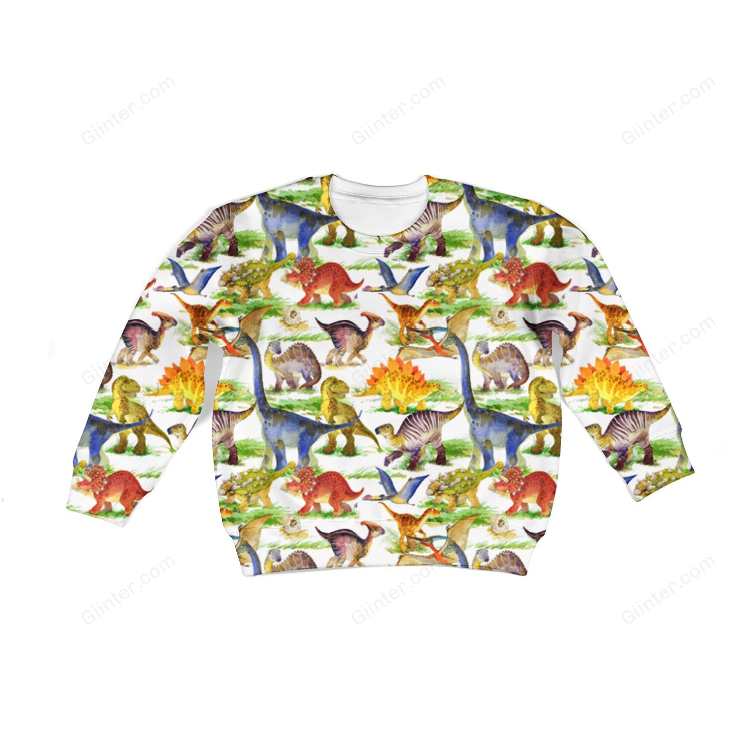 Beautiful 3D All Over Printed Dinosaur Clothes For Kids 11
