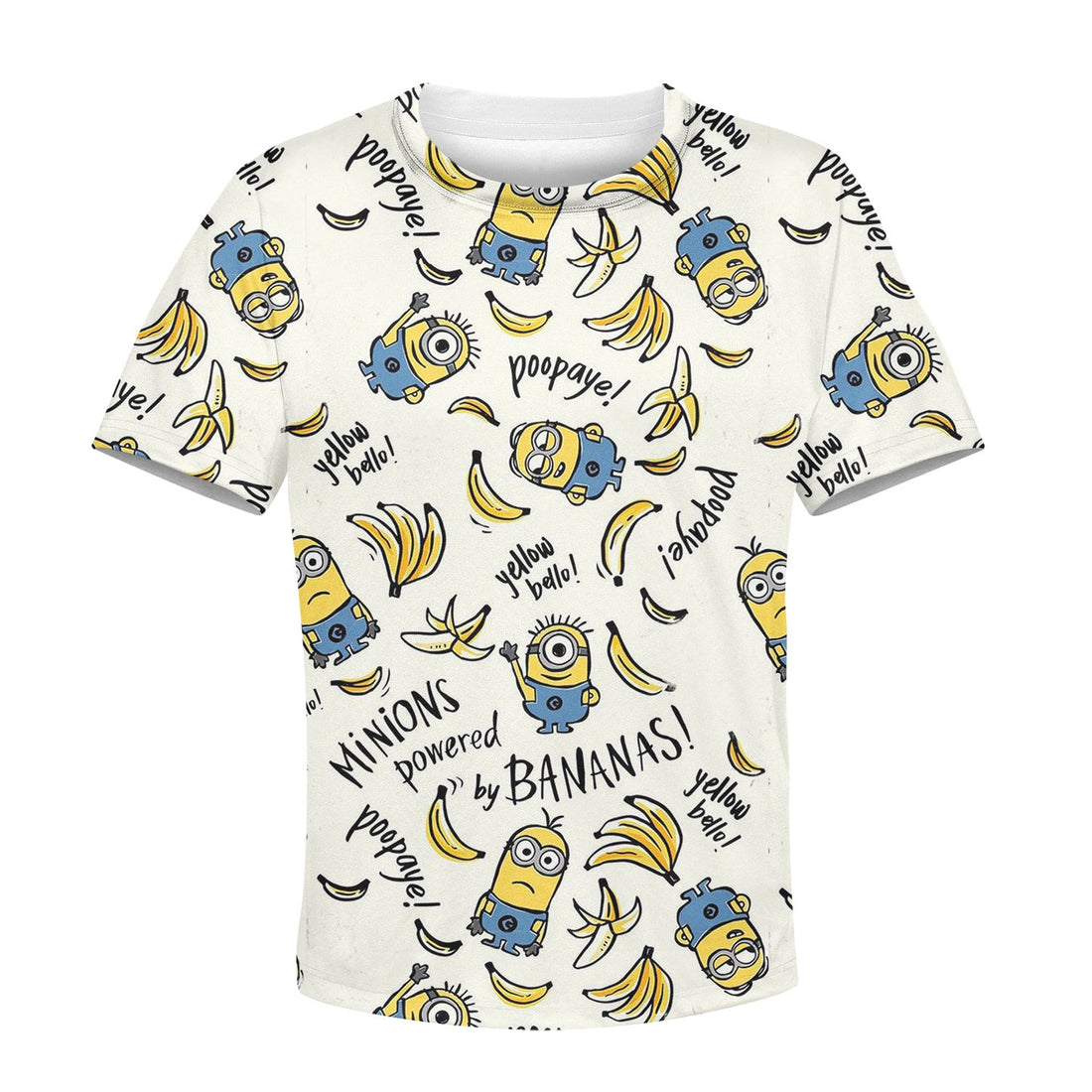 Beautiful 3D All Over Printed Minions Clothes For Kids