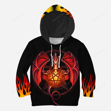Beautiful 3D All Over Printed Skulls Clothes For Kids