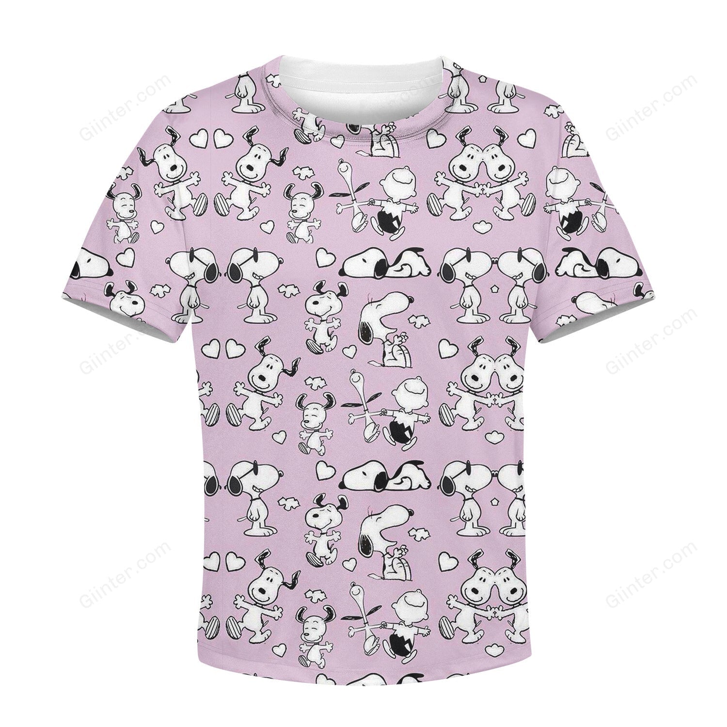 Beautiful 3D All Over Printed Snoopy Clothes For Kids