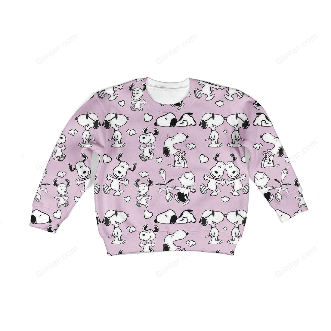 Beautiful 3D All Over Printed Snoopy Clothes For Kids