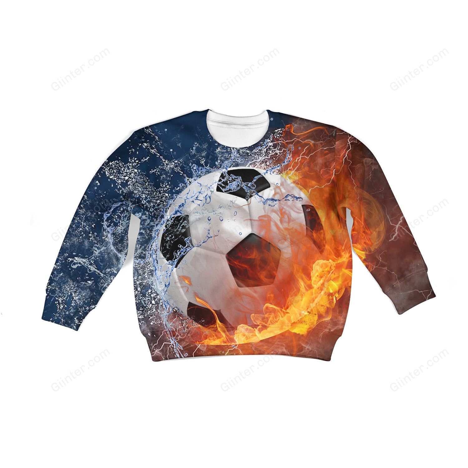Beautiful 3D All Over Printed Soccer Clothes For Kids