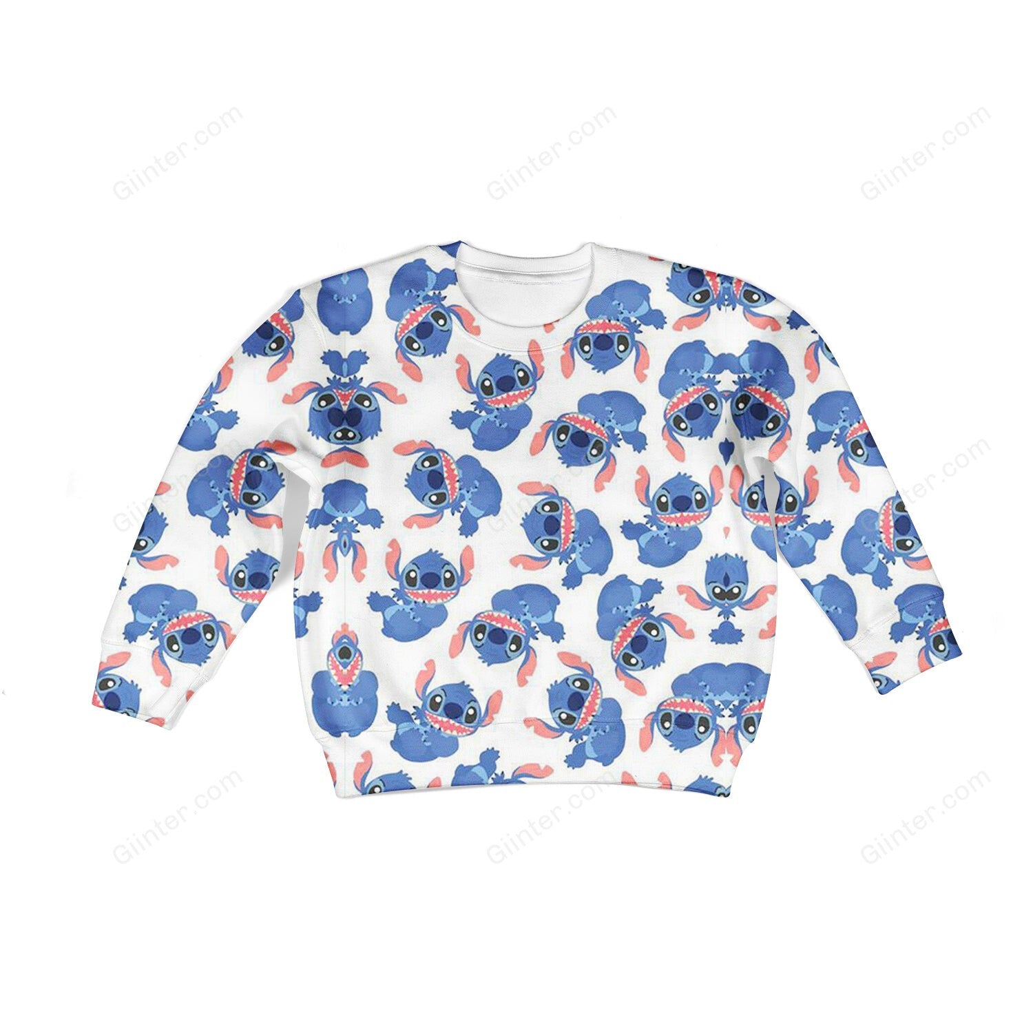 Beautiful 3D All Over Printed Stitch Clothes For Kids
