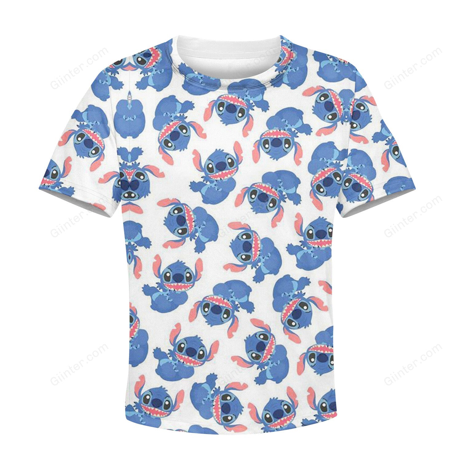 Beautiful 3D All Over Printed Stitch Clothes For Kids