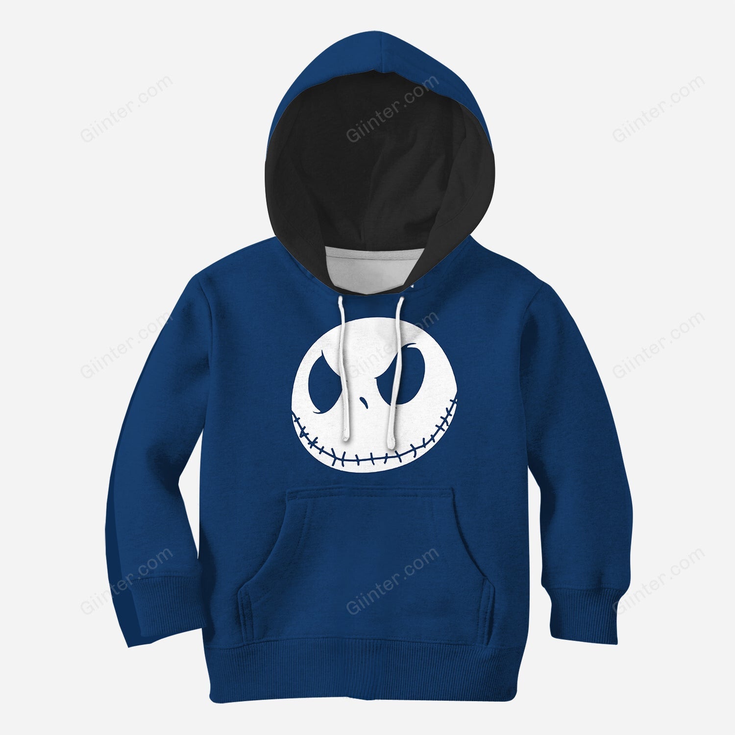 Beautiful 3D All Over Printed The Nightmare Before Christmas Clothes For Kids - Jack Face