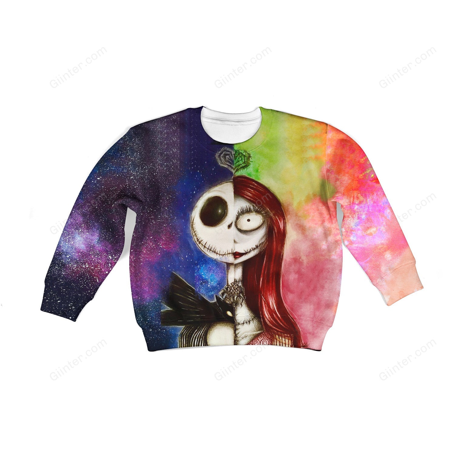 Beautiful 3D All Over Printed The Nightmare Before Christmas Clothes For Kids 01