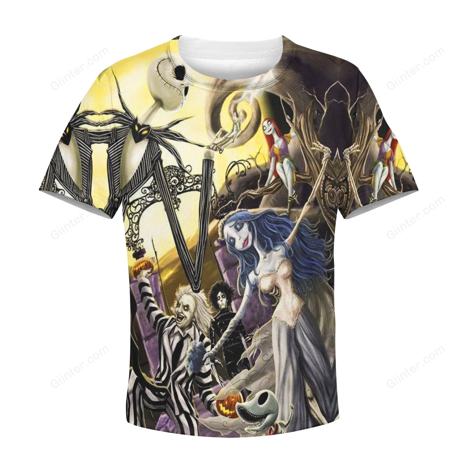 Beautiful 3D All Over Printed The Nightmare Before Christmas Clothes For Kids 03