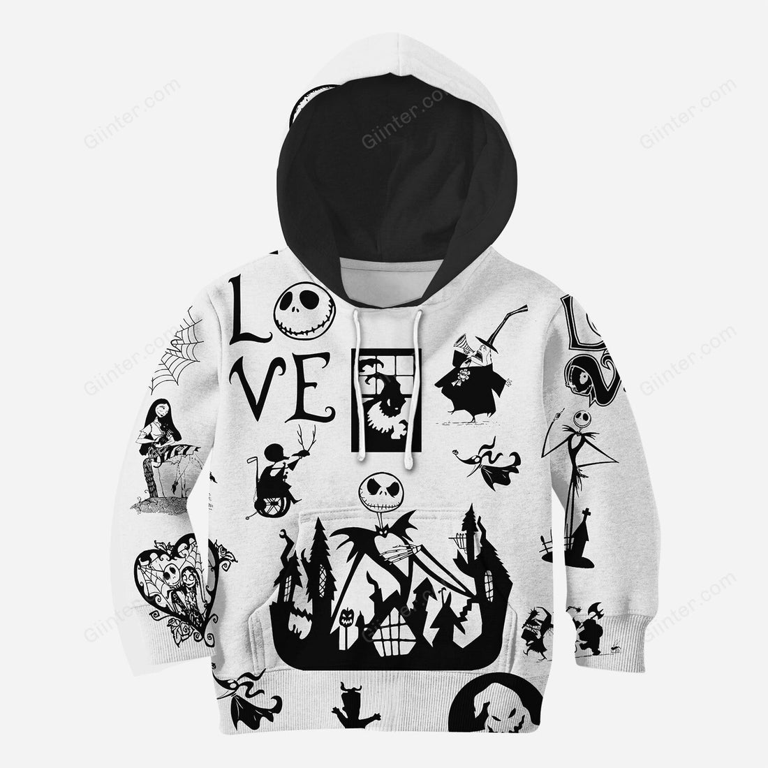 Beautiful 3D All Over Printed The Nightmare Before Christmas Clothes For Kids 09