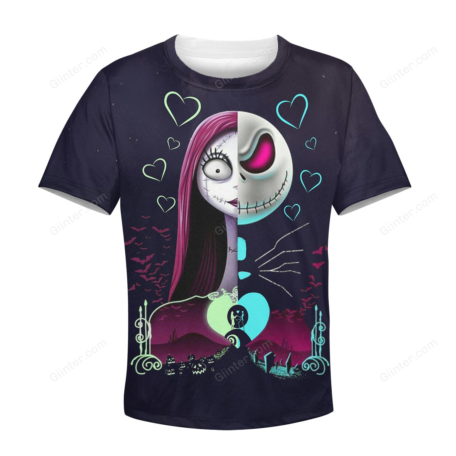Beautiful 3D All Over Printed The Nightmare Before Christmas Clothes For Kids 12