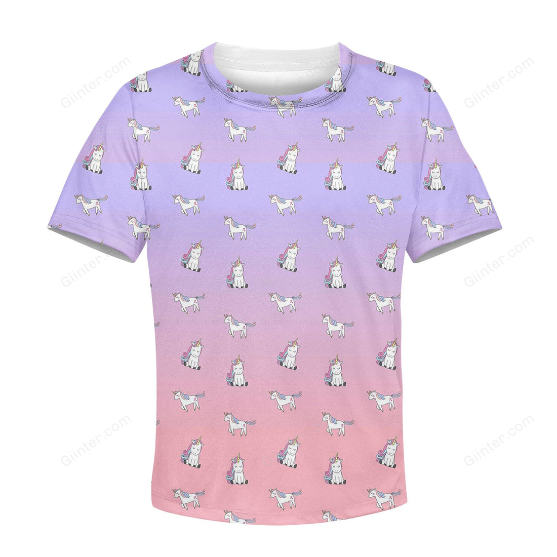 Beautiful 3D All Over Printed Unicorn Clothes For Kids