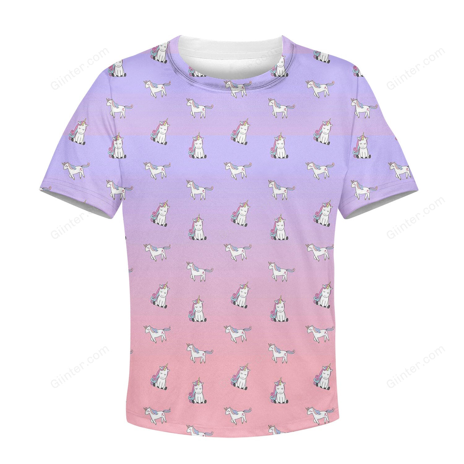 Beautiful 3D All Over Printed Unicorn Clothes For Kids