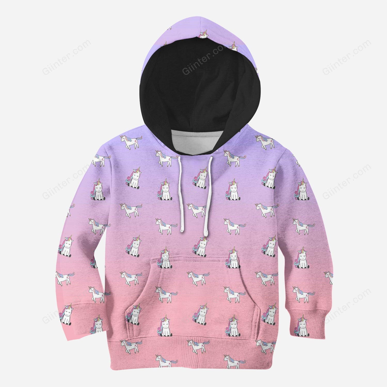 Beautiful 3D All Over Printed Unicorn Clothes For Kids