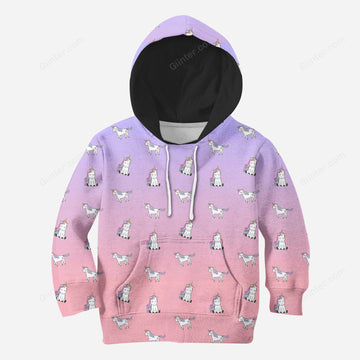 Beautiful 3D All Over Printed Unicorn Clothes For Kids