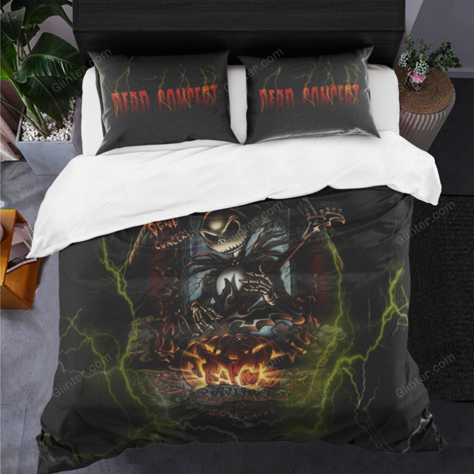Bedding Set - Dead Concert Jack Skellington