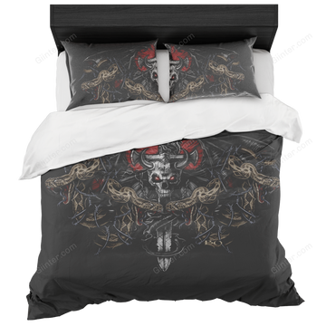 Bedding Set - Dragon Skulls