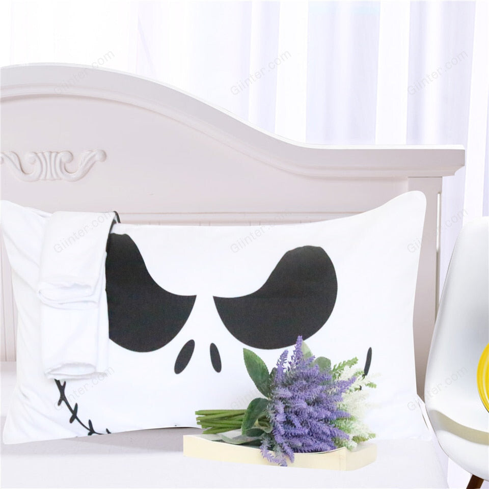 Bedding Set Black and White Nightmare Before Christmas