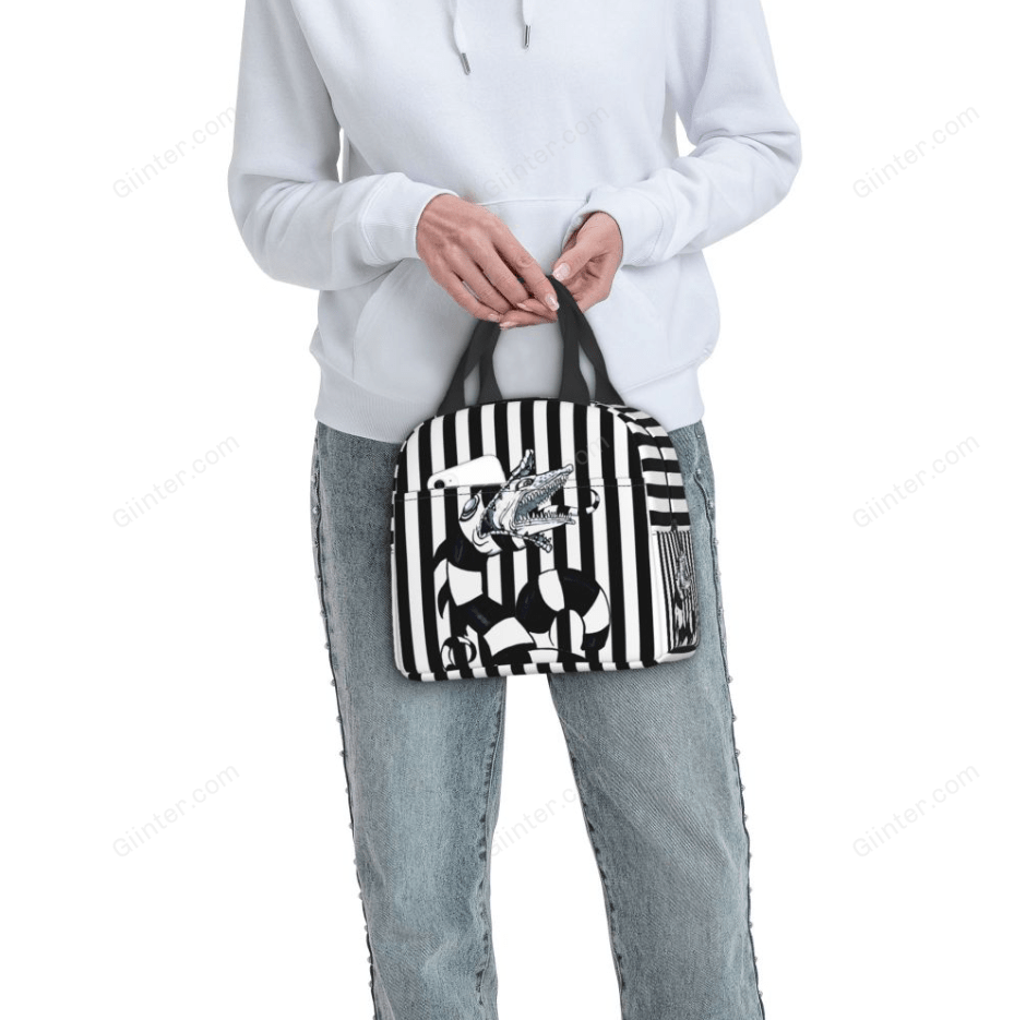 Beetlejuice Sandworm Insulated Lunch Bag for Women GINBTJ0201