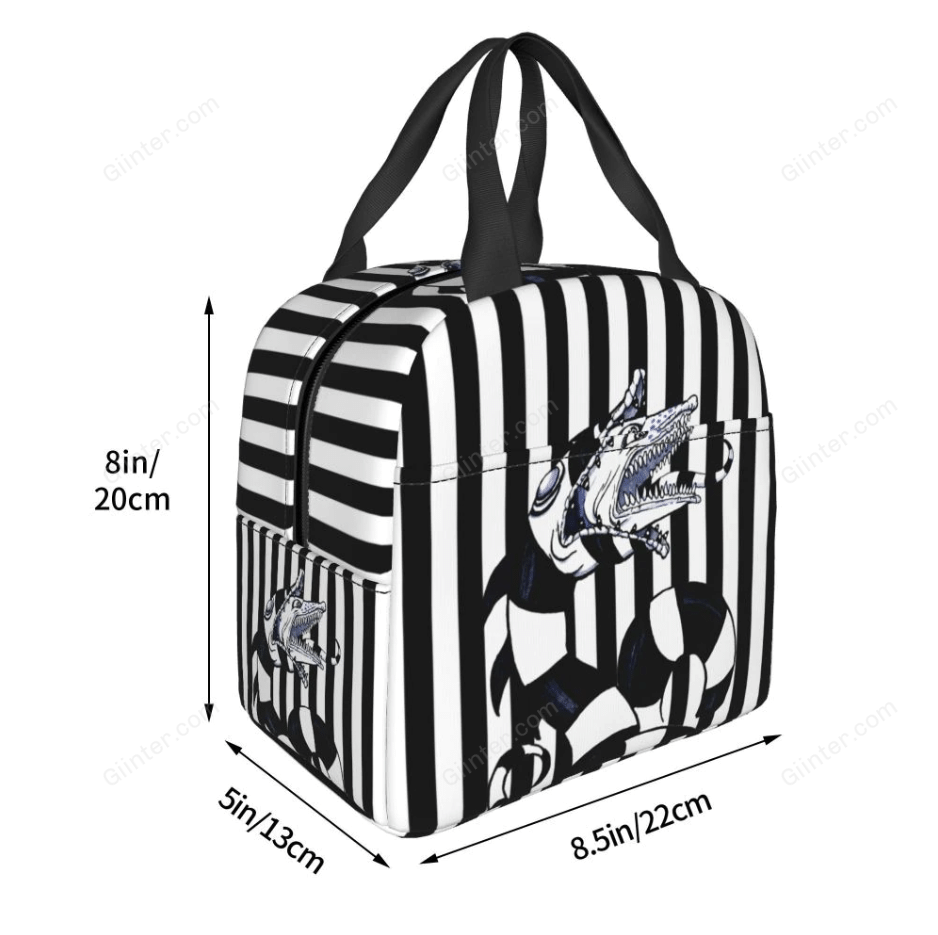 Beetlejuice Sandworm Insulated Lunch Bag for Women GINBTJ0201