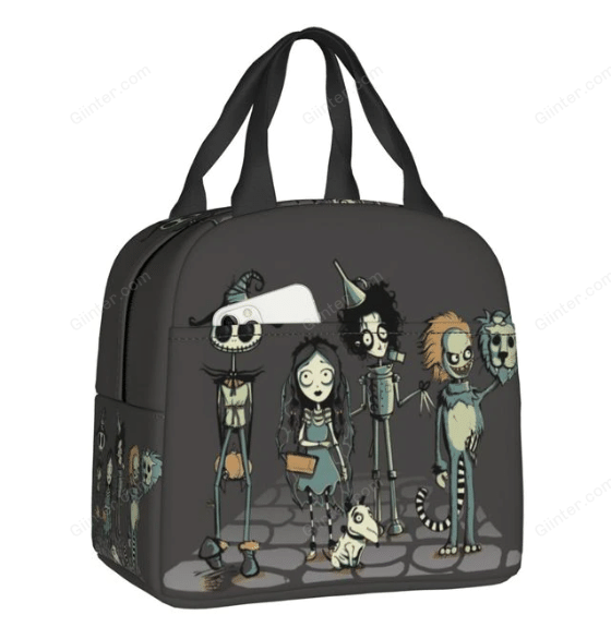 Beetlejuice Sandworm Insulated Lunch Bag for Women GINBTJ0204