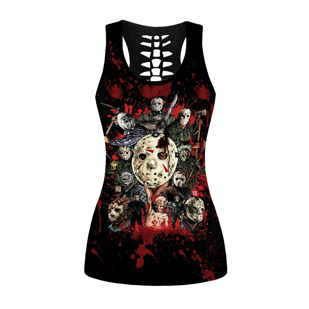 Blood Jason Voohees Women Tank Top & Leggings GINHR00011